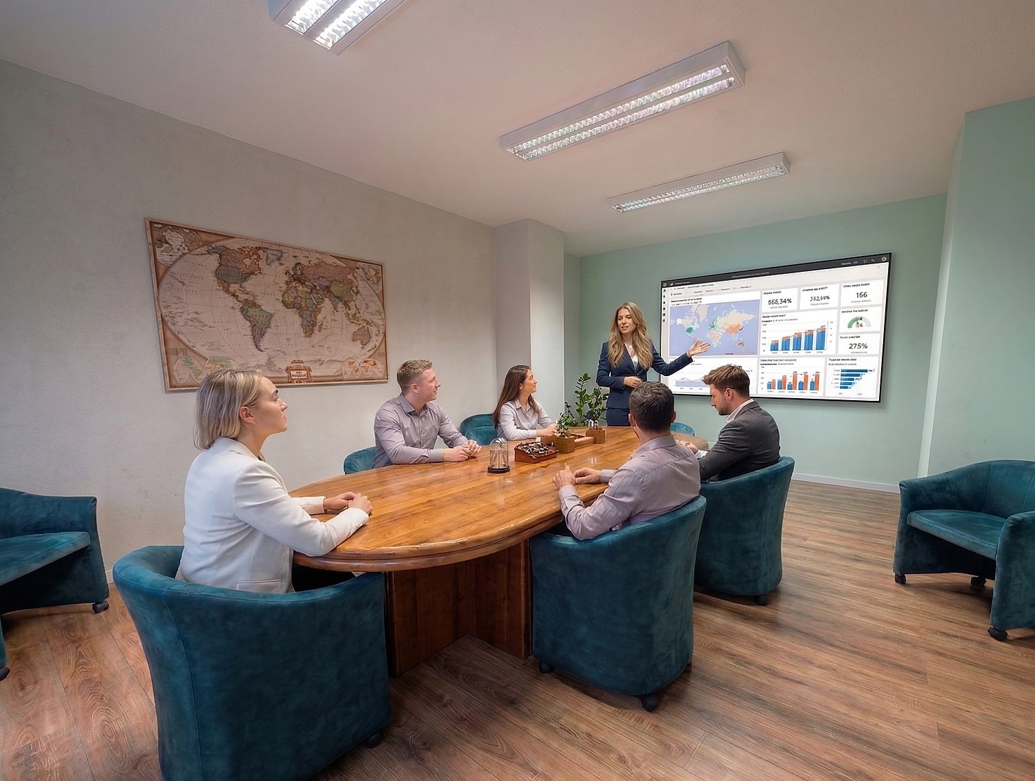 Sessione di formazione aziendale nello studio